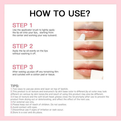 MAEPEOR Glowing Lip Oil 7 Colors Balm