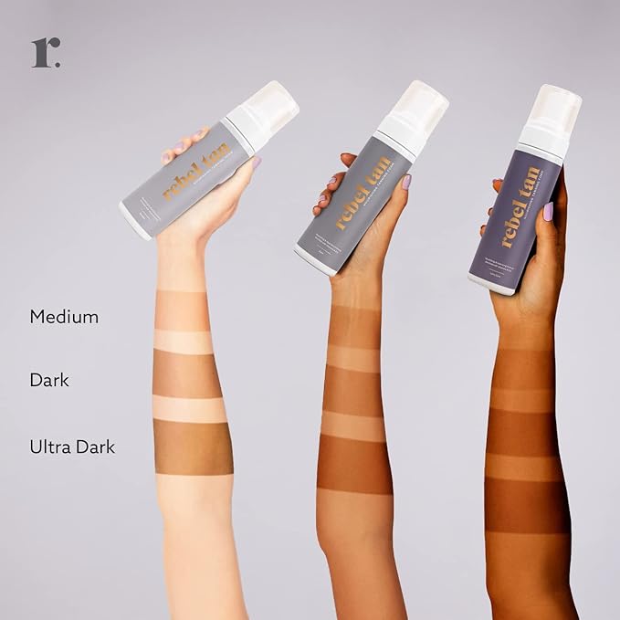 Ultra Dark Self Tanner Mousse - Self Tanning enriched with Vitamin A & E Provides Streak Free Tan, No Fake Tan with Kakadu Plum Scent, Tanning Mousse Made with Natural & Organic Ingredients