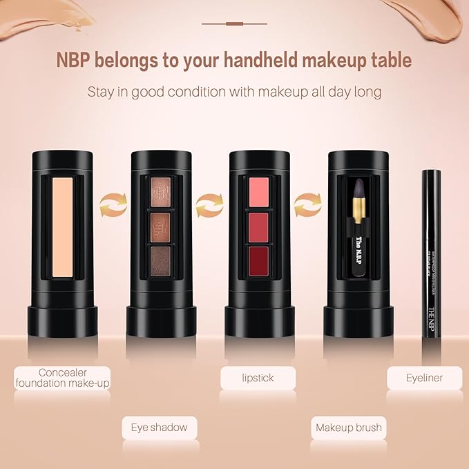 Portable Professional Makeup Kit,Mini Professional Makeup Kit Eyeshadow