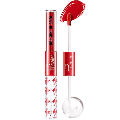 MIELIKKI Liquid Lipstick with Clear Lip Gloss, Dual Gloss,