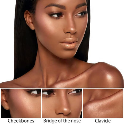 evpct 2Pcs Face Cream Contour Bronzer Sticks Makeup