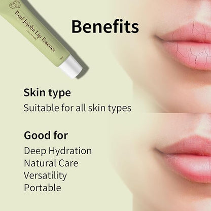 Real Jojoba Lip Essence Serum Moisturizing Travel