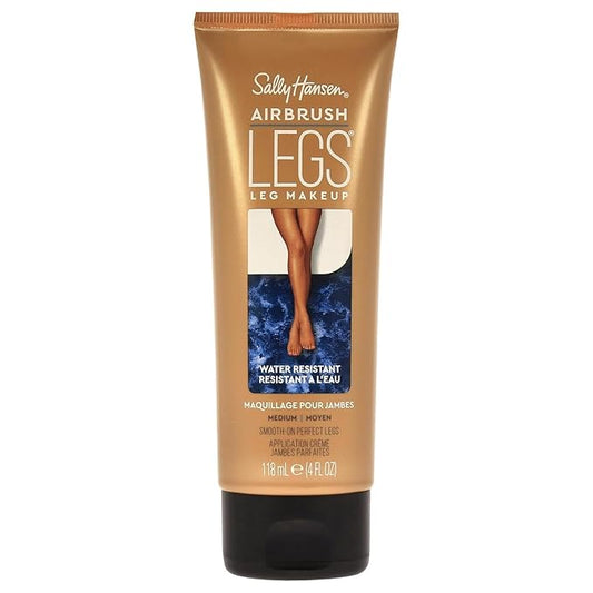 Sally Hansen Airbrush Legs®, Leg Makeup, Medium, Easy Application, Flawless Looking Legs, Water Resistant, Transfer Proof Lotion