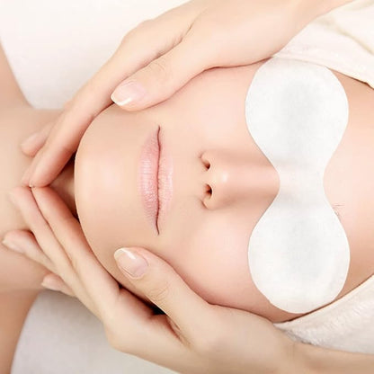 MoyRetty 100 Sheets Disposable Non Woven Eye Care Cotton, Facial Eye Covers Spa Cotton Paper, Cosmetic Facial Paper Sheet Eye Nose Face Pads