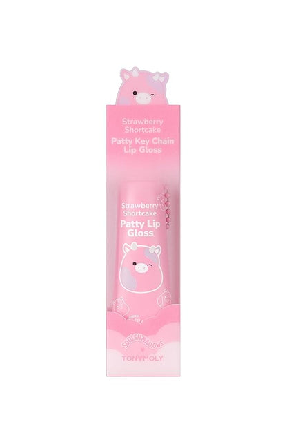 TONYMOLY x Squishmallows Patty Keychain Strawberry Shortcake Lip 11ml