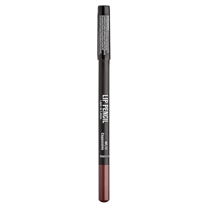 KISS New York Professional Slim Lip Pencil, Creamy Soft Lip Liner, Smooth Long-Lasting Rich Lip Color, Natural Lip Makeup, Water-Resistant Lip Crayon (Cappuccino)