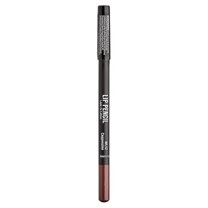 KISS New York Professional Slim Lip Pencil, Creamy Soft Lip Liner, Smooth Long-Lasting Rich Lip Color, Natural Lip Makeup, Water-Resistant Lip Crayon (Cappuccino)