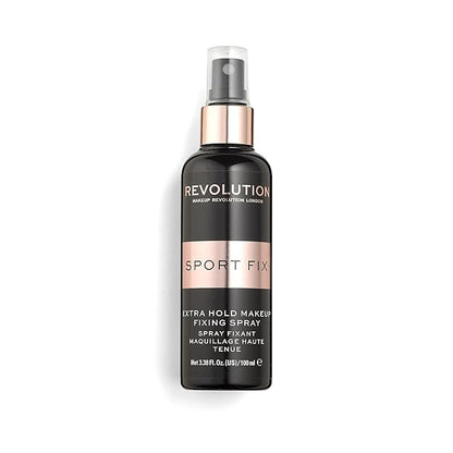 Makeup Revolution Sport Fix Fixing Spray, Fit & Flawless, for Long Lasting Makeup, Vegan & Cruelty-Free, 3.38 Fl Oz