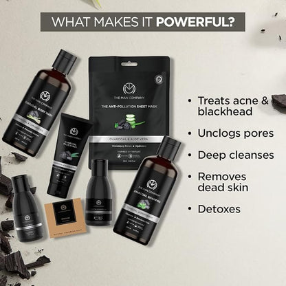 The Man Company Ultimate Charcoal Detan Cleansing