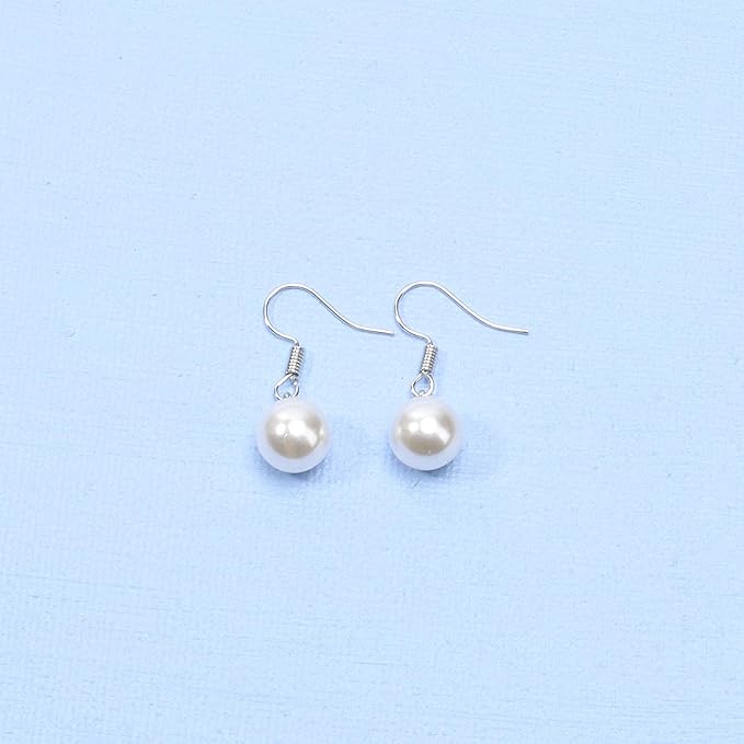 Boho Pearl Hook Earrings Freshwater Pearl