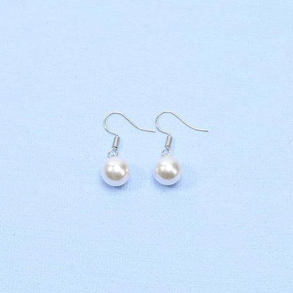 Boho Pearl Hook Earrings Freshwater Pearl
