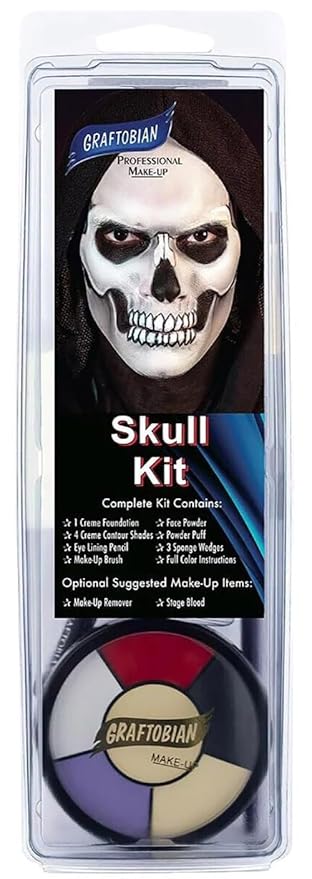 Graftobian Skull Makeup Kit - Skeleton