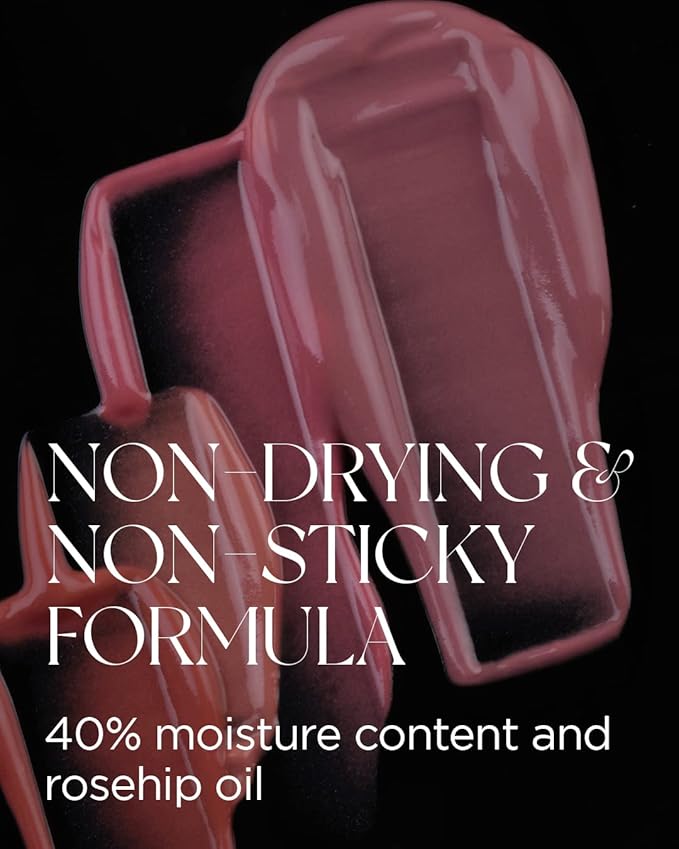 Non-Section Glowy Tint – 109 BITTER WINDS – Glass Lasting Transparent & Flexible Lip Makeup - Moisturizing Lip Stain for Glossy Finish – Buildable Lipstick for Fuller Looking Lip, 0.18 fl.oz.