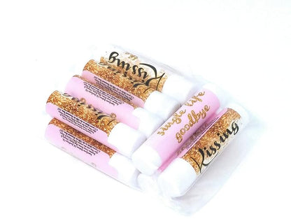 12 Bridal Shower Lip Balms - Kissing
