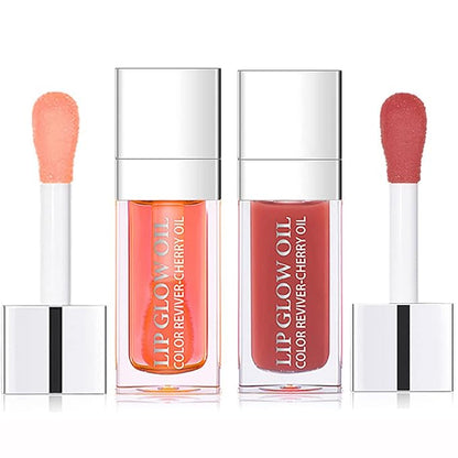2 Set Lip Oil Hydrating Tinted