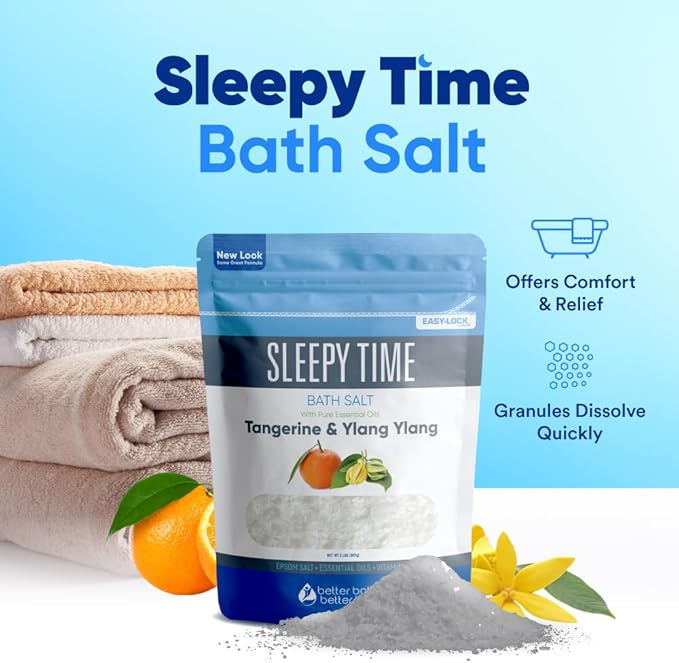Sleepy Time 32 Ounces Epsom Salt with Essential Oils