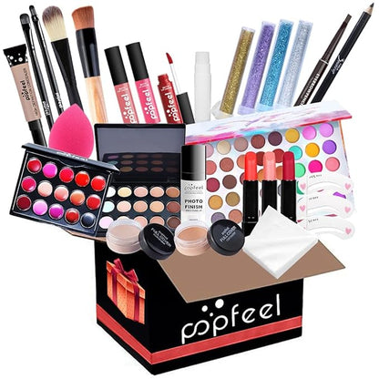 Makeup Sets For Women Brush Sets(Eyeshadow,Primer,Concealer,lipstick,lipgloss,Eyeliner,Eyebrow,Makeup