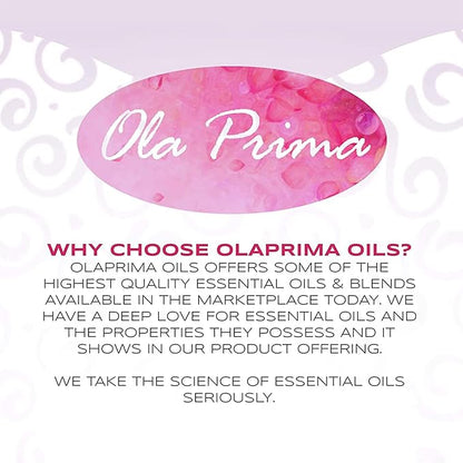 Ola Prima Oil of Youth Camphor Essential Oil - Therapeutic Grade for Aromatherapy, Diffuser, Lymphatic Massage, Hair, Skin - Dropper - 4 fl Ounce