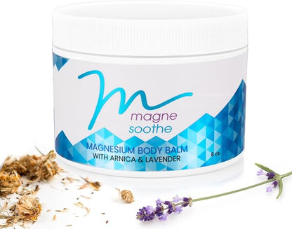 MagneSoothe Topical Magnesium Body Balm - 8 oz Jar