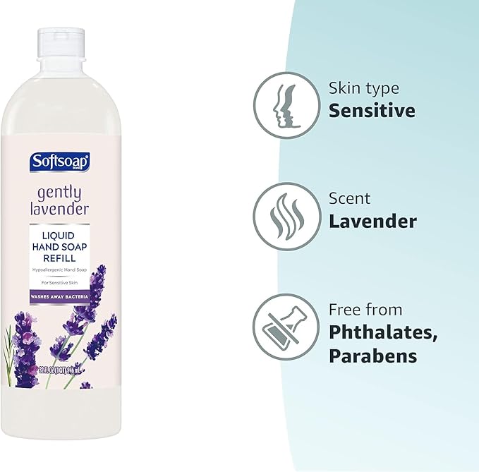 Softsoap Gently Lavender Liquid Hand Soap