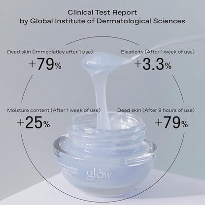 glow peach peptide repair lip balm oz