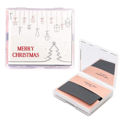 [200 Counts + Mirror Case] Christmas Edition Natural