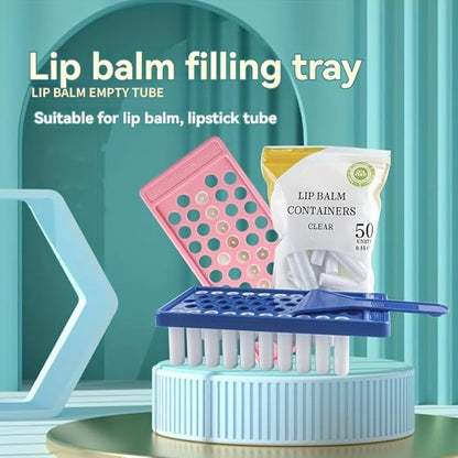 50 Lip Balm Container Kit