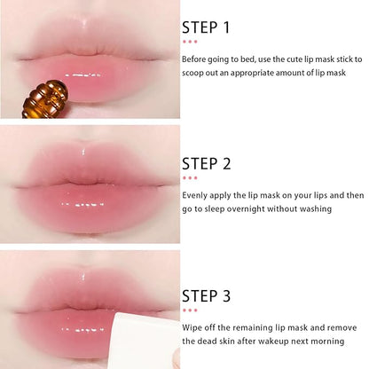 3 Pcs Bee Lip Balm Honey Lime)