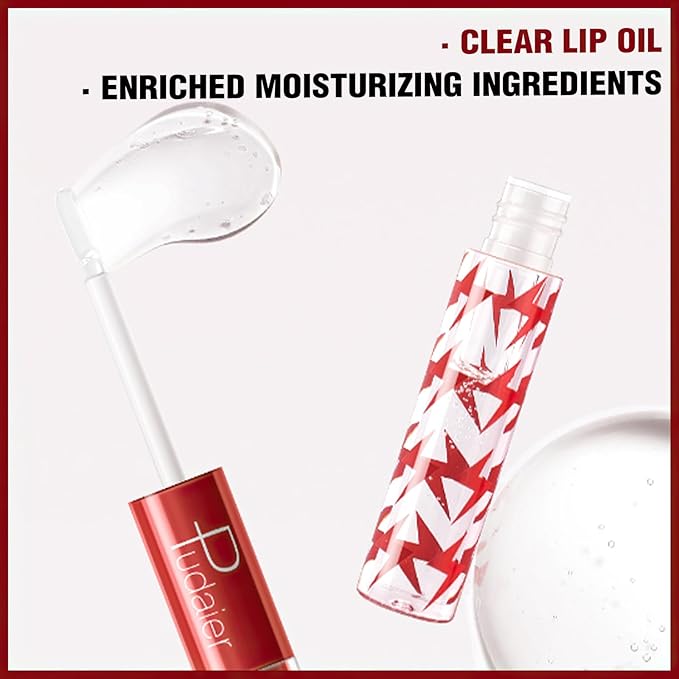 MIELIKKI Liquid Lipstick with Clear Lip Gloss, Dual Gloss,