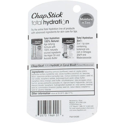 ChapStick Total Hydration Coral Blush 0.12 oz