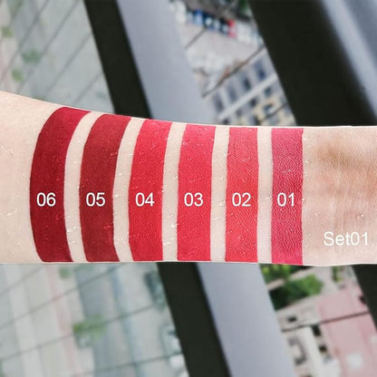 KARNAR 3Pcs Lipstick Matte Liquid Lipstick Lipgloss Se