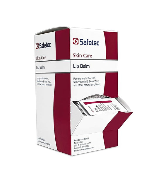 Safetec Lip Balm 53123 Pomegranate Flavored,