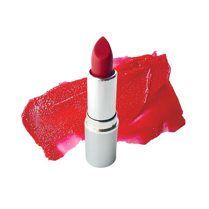 Honeybee Gardens Truly Natural Long Lasting Lipstick, Queen Bee Lipstick, Signature Red, Naturally Hydrating & Nourishing, Vegan, Gluten-Free & Cruelty-Free, 0.13 oz / 3.8 g