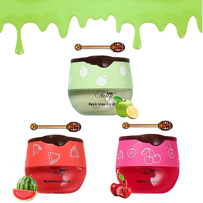 3PCS Bee Lip Balm Honey Pot,