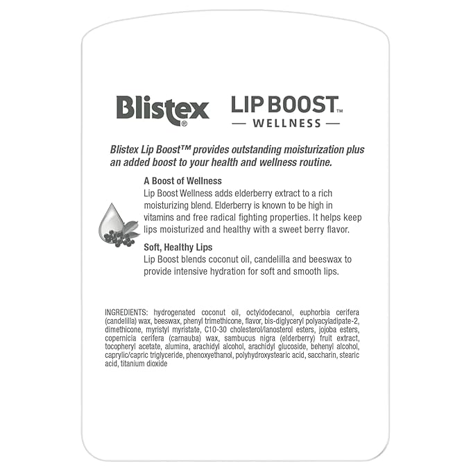 Blistex Lip Boost Wellness Intensive Hydration Elderberry