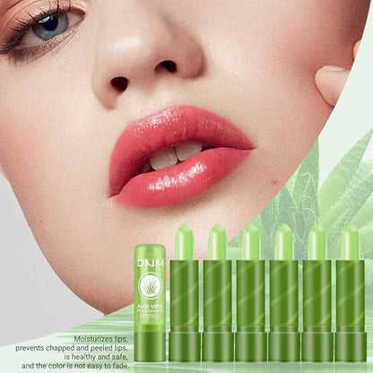evpct 6Pcs Aloe Vera Tinted Lip Balms PH Changing