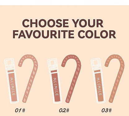 3Pcs Lip Gloss Collection Makeup Set, Shimmery Smooth Gloss