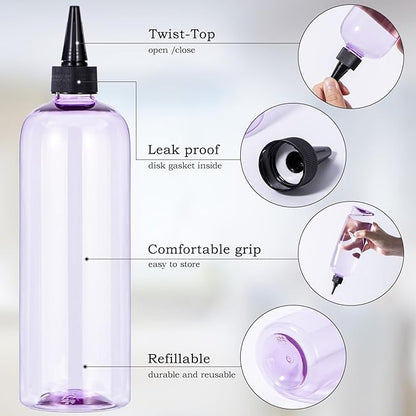 Yebeauty Hair Color Bottle, Clear