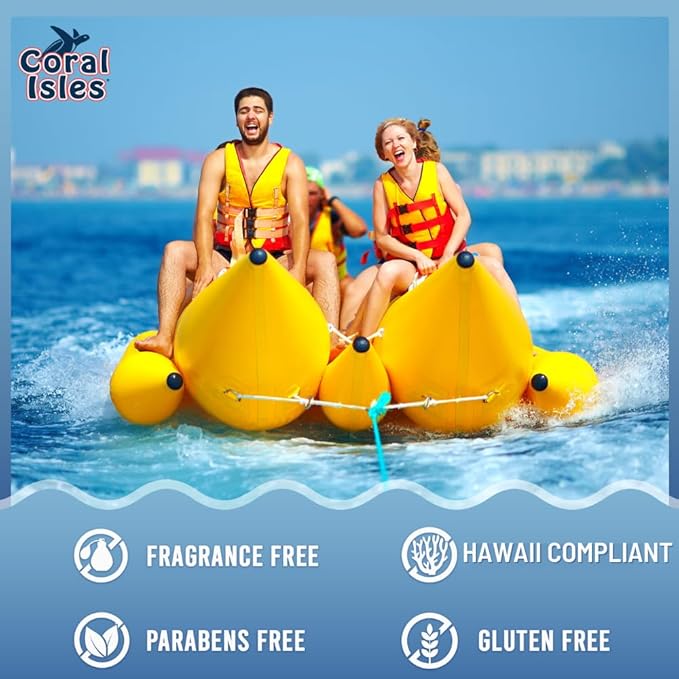 Sunscreen Spray SPF 30 - Broad Spectrum UVA/UVB Protection - Hawaii 104 Reef Act Compliant (Oxybenzone & Octinoxate Free) - Non-Greasy, Fragrance Free - Water Resistant - 6 Fl Oz 3 pack