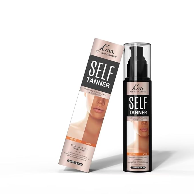 Self Tanner Tanning Lotion - Self Tanning Lotion for Body - Clean with Natural and Organic Ingredients Sunless Tanning Lotion Self Tanner For Fake Tan & Quick Tan, Medium to Dark