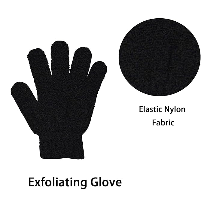 3Pack Self Tanning Mitt Set, 1 Self Tanning Mitt, 1 Self Face Tanning Brush, 1 Exfoliating Glove, Self Tan Kit (3pcs tan applicators)