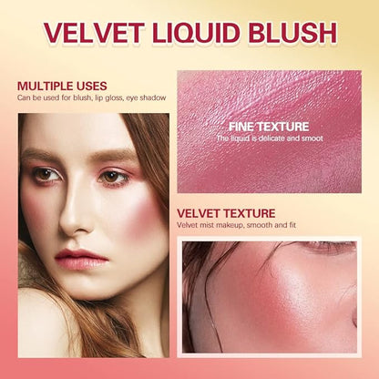 Liquid Blush, Cream Blush For Cheeks, Soft Pinch