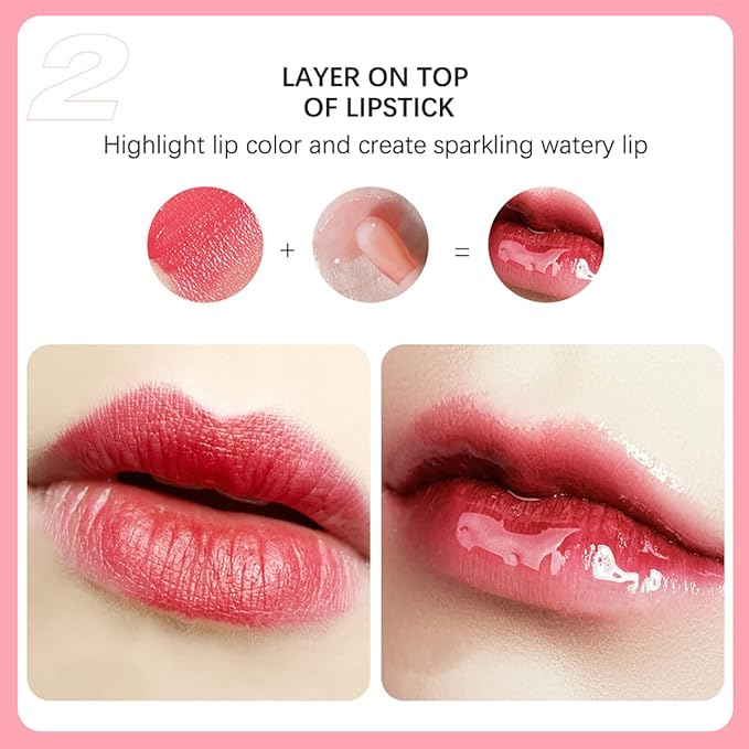Lip Oil Hydrating Tinted Lip Balm,