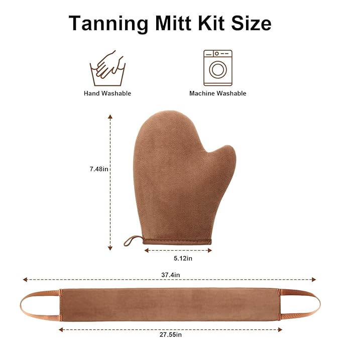 3 Pack Self Tanning Mitt Applicator Tanning Mitts Self Tanner Kit Self Tanner Mitt Applicator Self Tanning Glove for Self Tan Mitt Applicator Sunless Tanner Mitt Self Tanner Mit Self Tan Mit