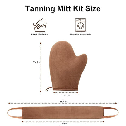 3 Pack Self Tanning Mitt Applicator Tanning Mitts Self Tanner Kit Self Tanner Mitt Applicator Self Tanning Glove for Self Tan Mitt Applicator Sunless Tanner Mitt Self Tanner Mit Self Tan Mit