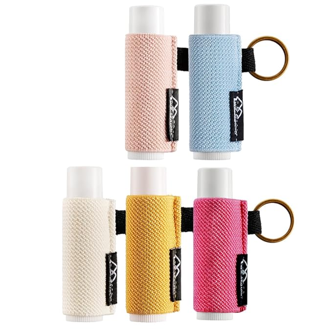 WK IEASON - Lip Balm Holder Keychain Clip