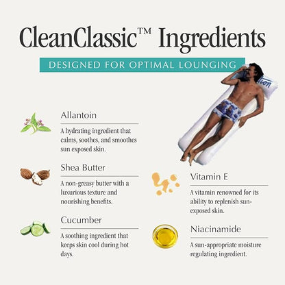 Vacation Mineral Lotion Sunscreen SPF 30 + Air Freshener Bundle, Premium Zinc Sunscreen For Sensitive Skin, Hydrating + Lightweight Mineral Based Sunscreen, Dermatologist Tested, 3.4 fl. Oz.