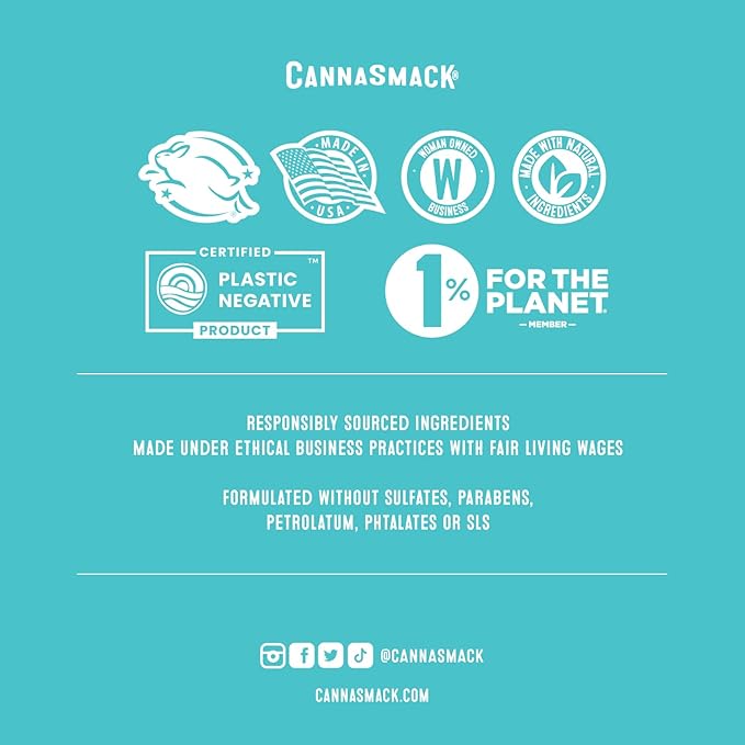 CannaSmack Natural Hemp Lip Balm -