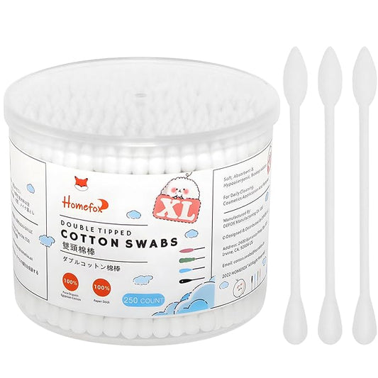Xl thick cotton swabs pointed
