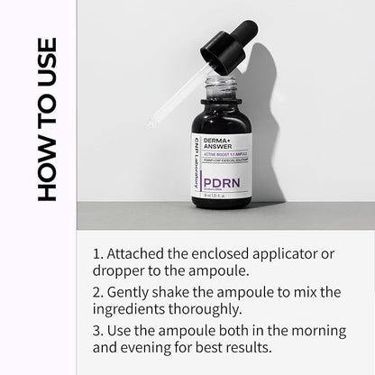 CNP PDRN Active Boost Face Serum - Smoothing Fine Lines & Wrinkle, Rejuvenating & Firming Skin, Anti-aging Booster with Collagen, Korean Skin Care, 1.01 fl. oz. (30ml)